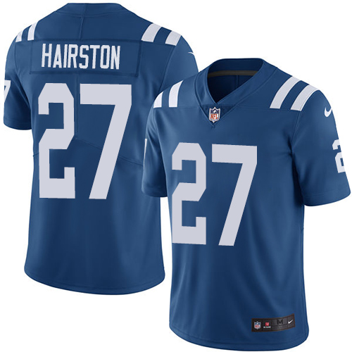 Indianapolis Colts #27 Limited Nate Hairston Royal Blue Nike NFL Home Youth Vapor Untouchable jerseys->youth nfl jersey->Youth Jersey